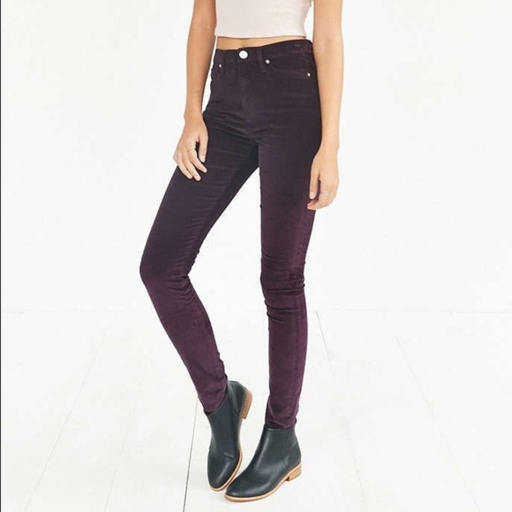 BDG Corduroy Twig High Rise Skinny Pant